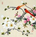 Perroquet de fleur d’oiseau chinois